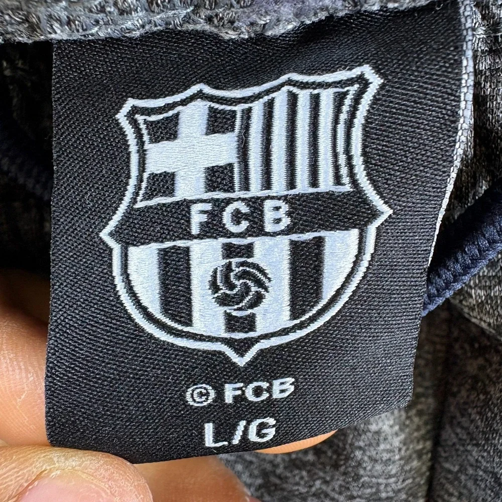 FC Barcelona Sweatpants Mens‎ Large Heather Gray Casual Performance Tapered Leg